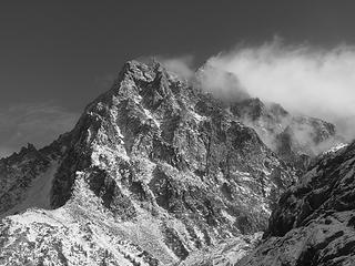 Mount Stuart black and white