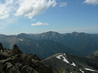 Looking mainly NW from near the summit