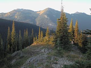 Ridge at sunset