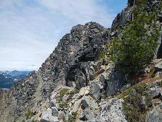 west face traverse to the north peak