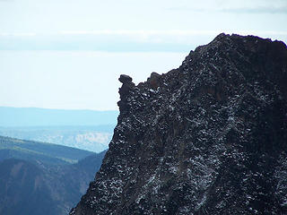 Balanced rock on Ives Peak.