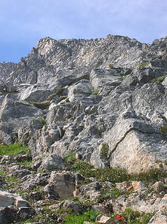 Lower buttress