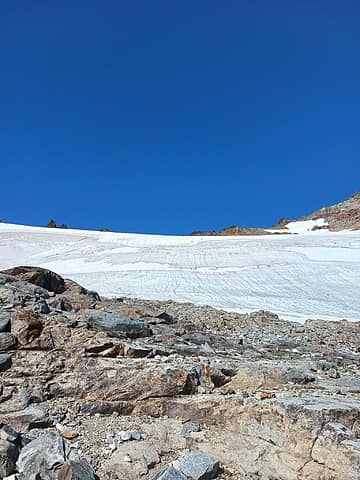 lower part of the Sahale Glacier