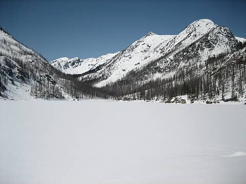 frozen Eightmile Lake