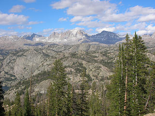 Titcomb Basin and Fremont Peak from the south
