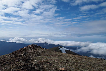 Looking NW from Baldy summit