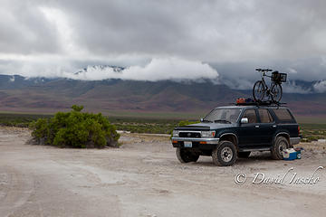 Borax Lake truck camp.