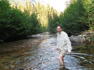 Cooling off in the river