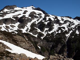 still a good amount of snow heading to sahale