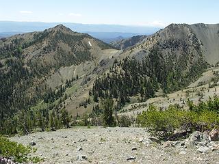 Little Navaho, Navaho Pass, and Navaho's S. Ridge.