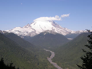 Rainier from Crystal Peak trail.