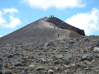 Red Crater summit