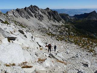 Heading up towards the Plateau