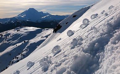 Snow doughnuts or snow snails?