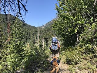 A dusty trail