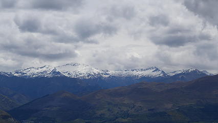 Aspiring National Park Peaks in the distance