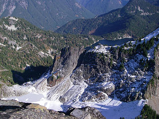 Chair Peak Lake and Snow Lake