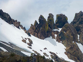 Yellow Lichen towers