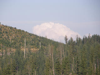 Smoke? over towards Snoqualmie pass from McDonald clearcut area.