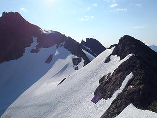 Lots of steep, icy snow!