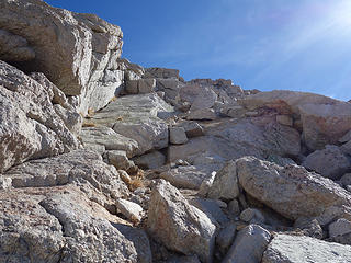 Fun scrambling against buttresses