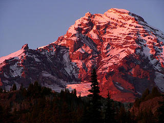 Sunset on Rainier