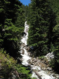 Waterfall on north fork of Otter Creek