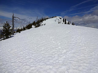 Almost to the highpoint of Fourmile Ridge, Point 7128.