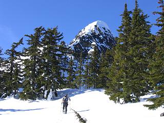 heading toward summit