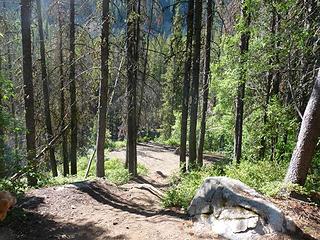 Campsite above Foggy Dew Falls