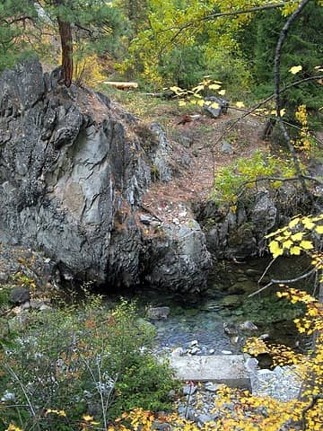 Bridge site and footlog read to be moved