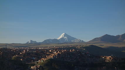 Huayna Potosi from El Alto