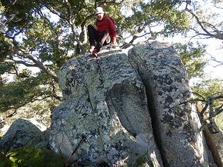 southwest peak summit boulder