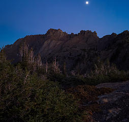Last light on Boulder Ridge