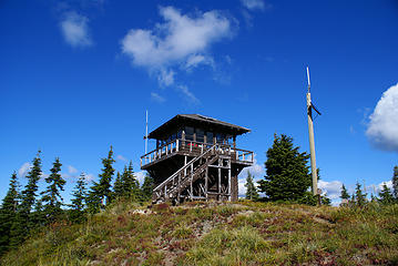 Shriner Lookout, elevation 5846 feet