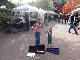 Ganges Saturday market . . .