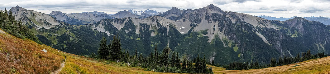 pano looking SW from below cam pass