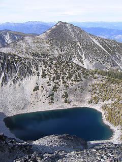 Libby Lake and Hoodoo Peak from Raven Ridge
