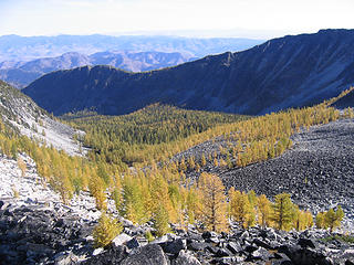 The way home from Hoodoo Peak