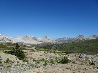 Across to Duane-Nichols Pass