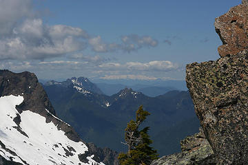 View from the false summit