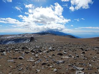 clouds gathering over White Mountain Peak