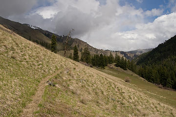 View along the West Fork Rapid River Trail, Seven Devils Mountains, Idaho.