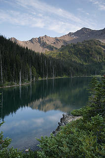 Moose Lake in the Grand Valley, Olympic National Park, Washington.