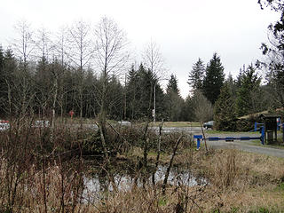 Looking back at Tiger summit parking area.