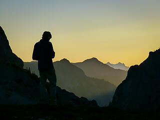 Sunset in Deception Basin