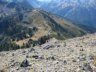 29a - Marmot Pass in the distance - center