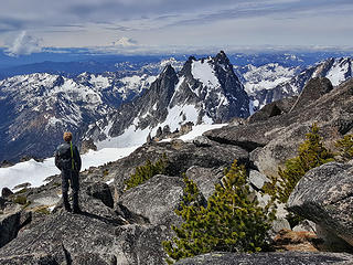 Jake admiring Argonaut and Rainier