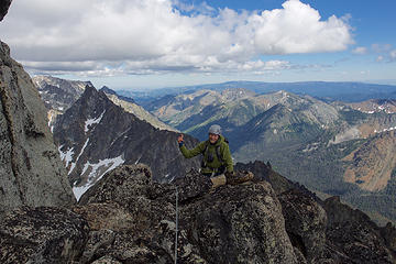 More east ridge. Argonaut in the background