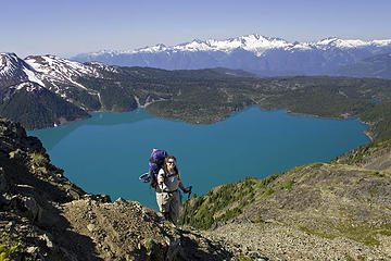 Jenn nearing summit